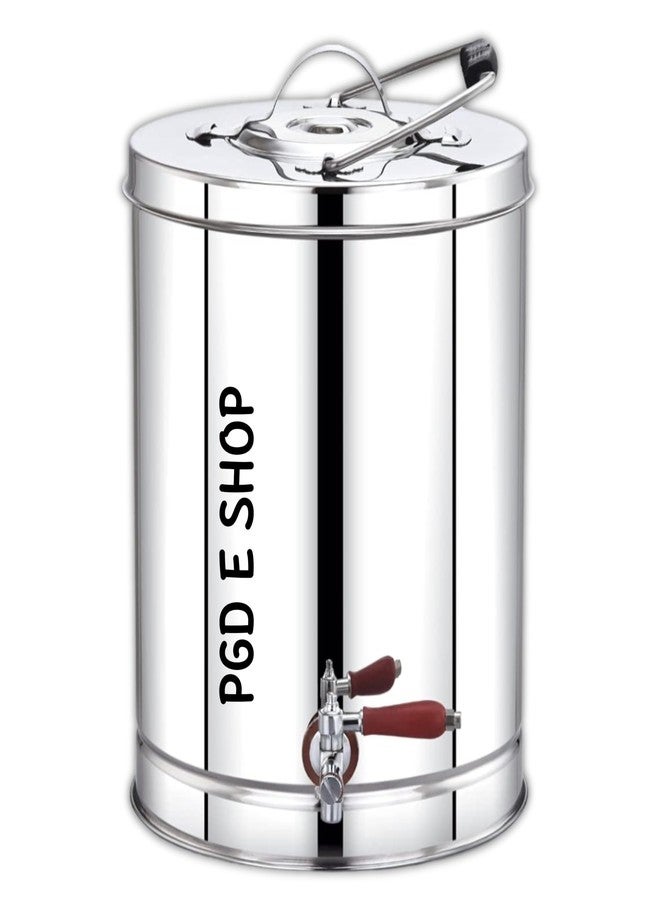 PGD Premium Steel Commercial Hot Coffee/Tea Urn Can Flask Container Insulator with Tap | Home Kitchen Dining Storage Containers Vacuum Flasks Hot Beverage Carafe (10 Liters) - Image 4
